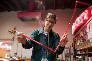 Glass bender melds art, science to create and restore neon signs