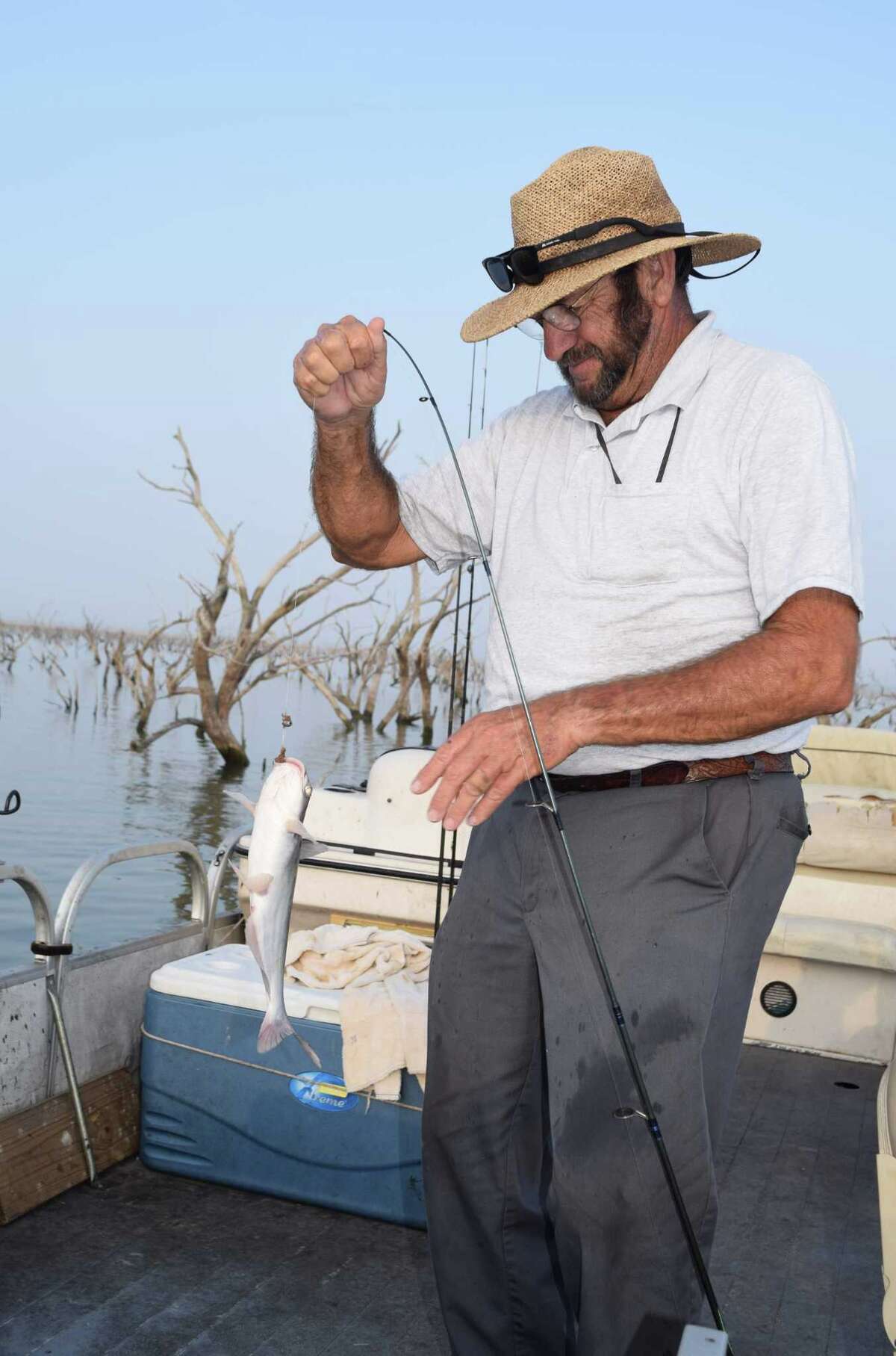 Hot weather cats Choke Canyon angling kicks into summer mode