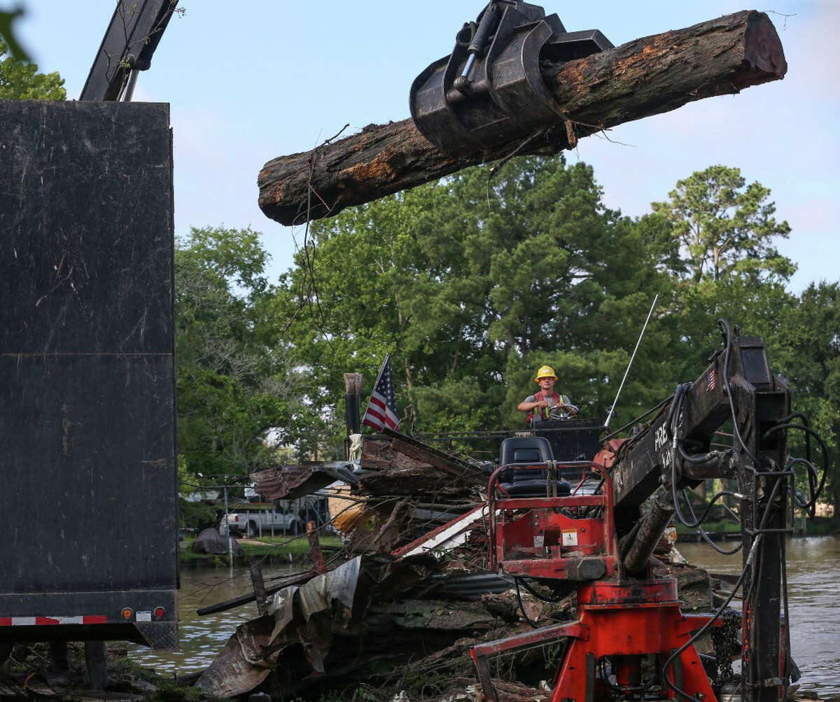 50K cubic yards of debris removed from Lake Houston