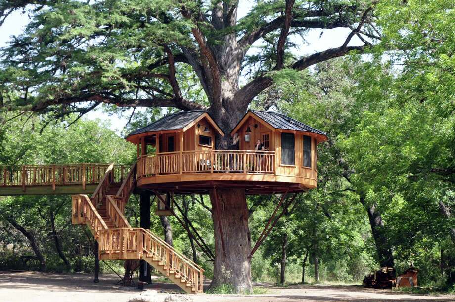 Treehouse Utopia B&B offers the chance to sleep in the Texas Hill