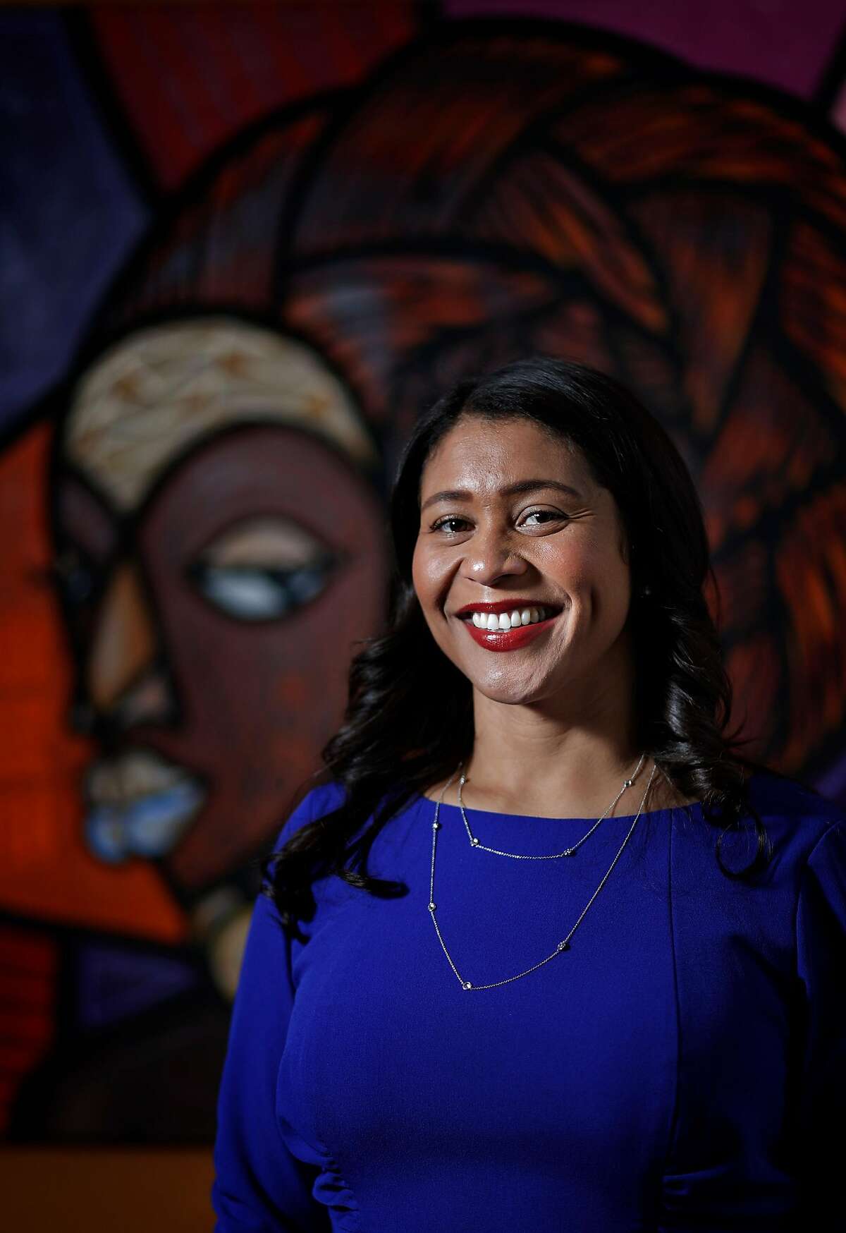 San Francisco Board of Supervisors President and mayoral candidate London Breed, visits the African American Art & Culture Complex in San Francisco, Calif., on Monday, March 12, 2018. As a child, Breed grew up in the Western Addition neighborhood and spent a great deal of time at the complex, eventually becoming the executive director and overseeing its major renovation.
