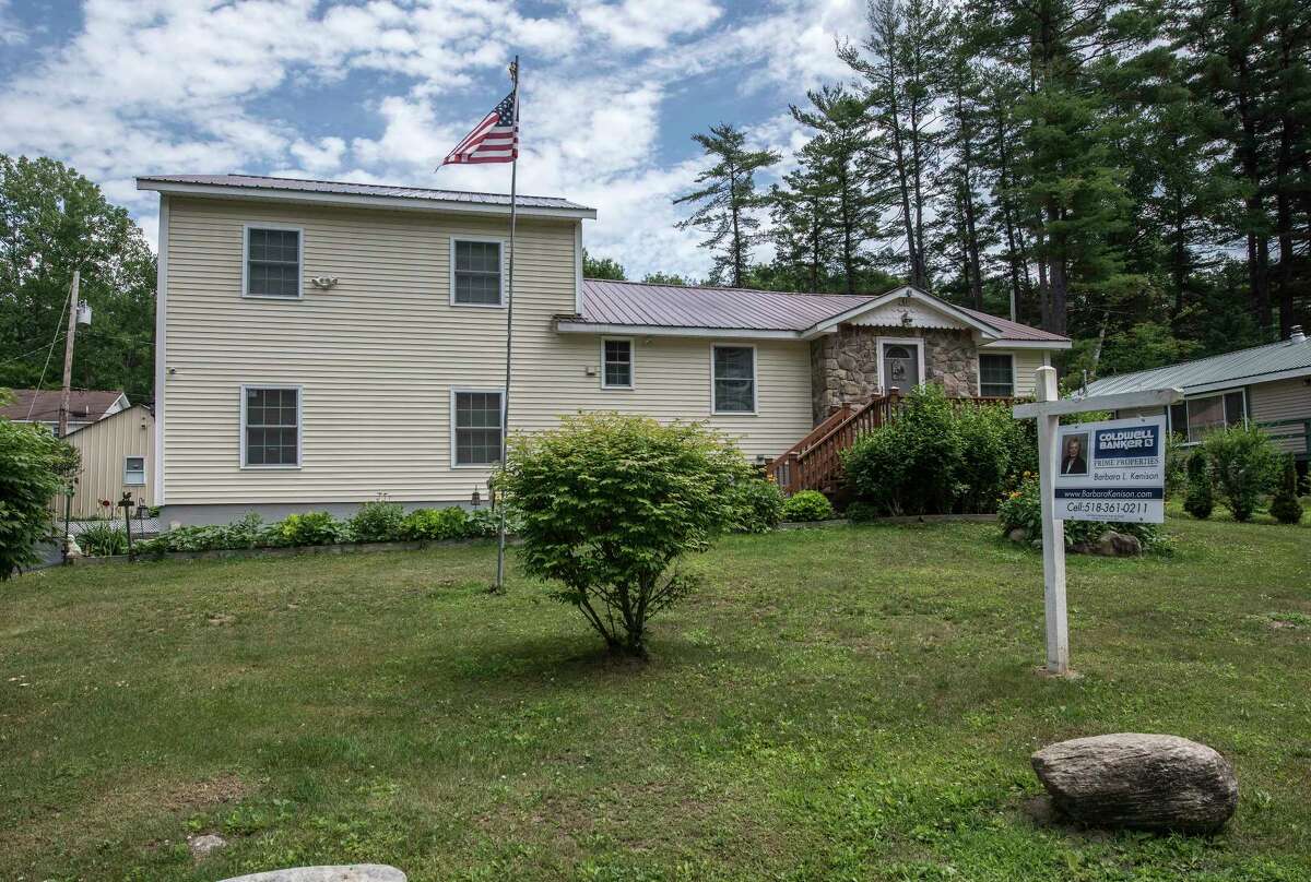 Home for sale at 31 Beatty Road near Million Dollar Beach Tuesday July 3, 2018 in Lake George, N.Y. (Skip Dickstein/Times Union)