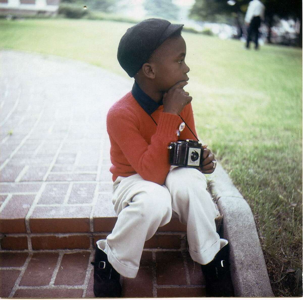 Photographer Fred Watkins at 7 years old in Greenwich, Conn. in a photo taken by his father, Reverend Fred Watkins, Sr.