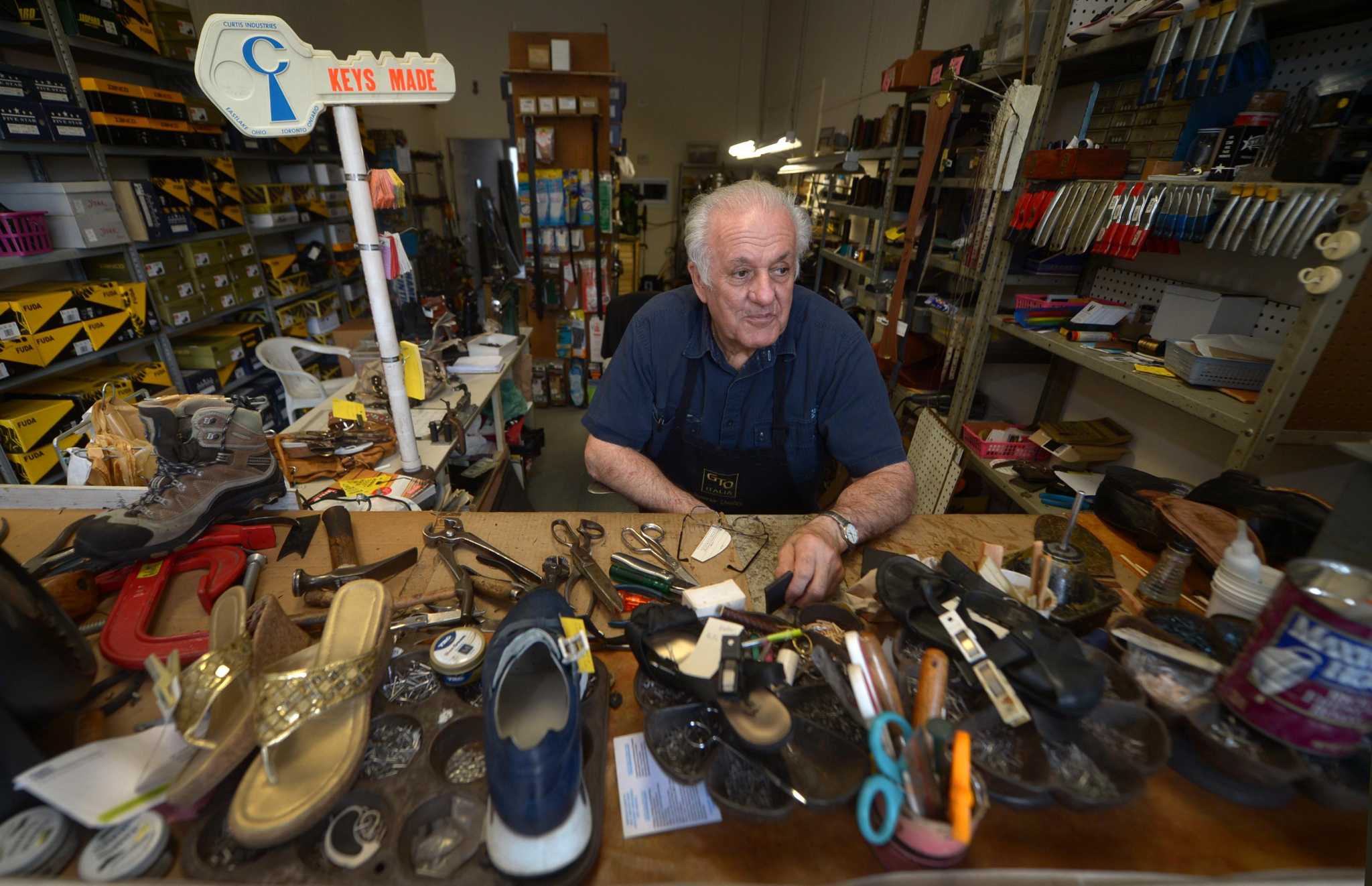 a shoe repair shop