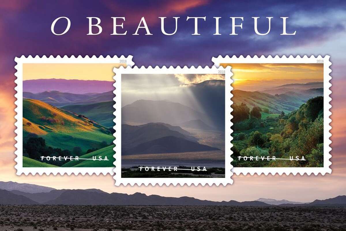 Some of photographer Gary Crabbe’s images for the “O Beautiful” series of stamps.