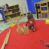Two-year-old Levin Morales plays at CMOST children's museum on Saturday Nov. 7, 2015 in North Greenbush, N.Y. (Michael P. Farrell/Times Union)