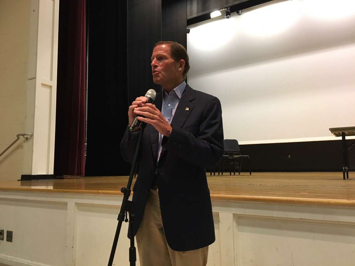 Sen. Blumenthal tells voters to lobby friends to contact Senate not to confirm Trump High Court  justice.