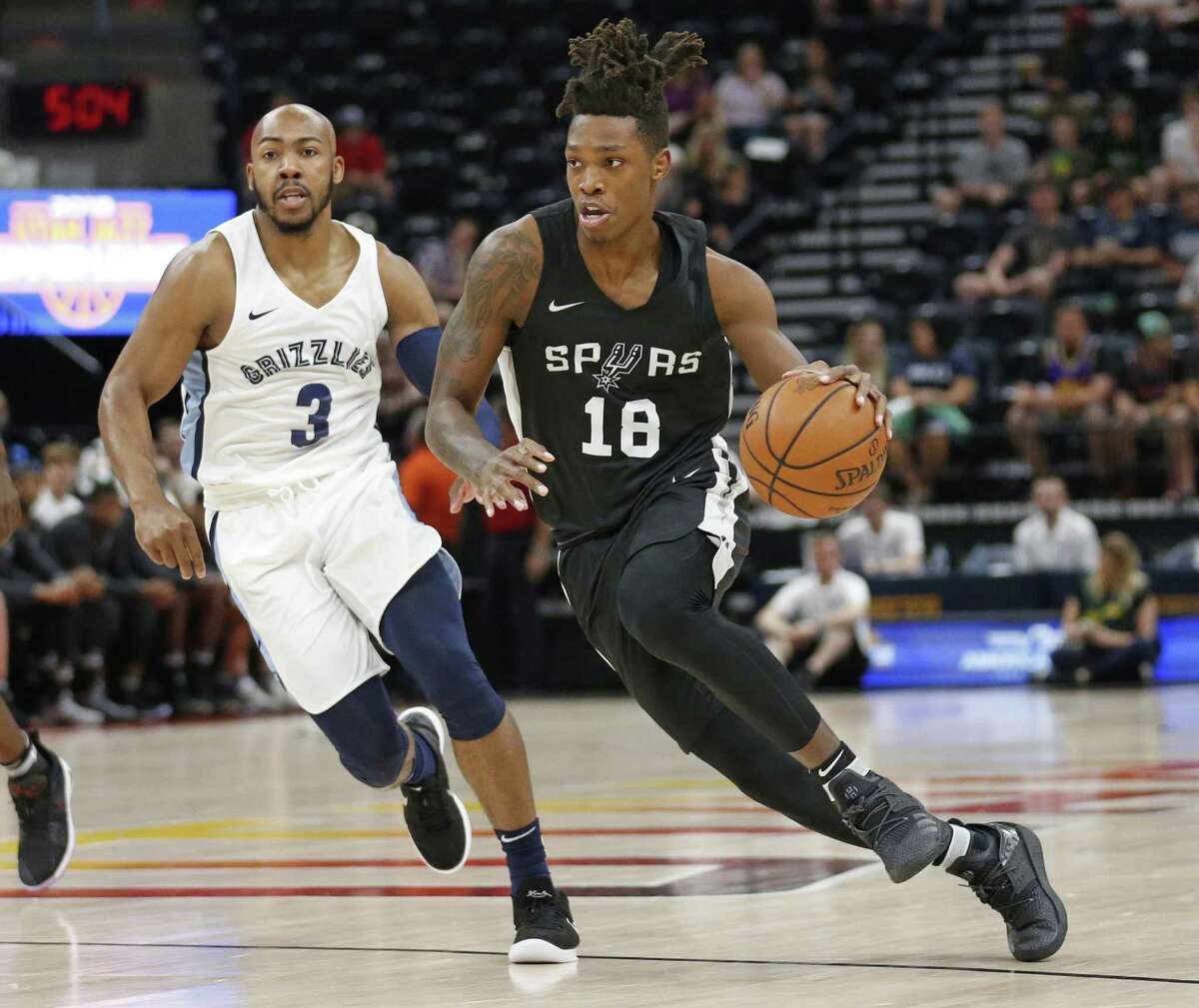 During the Summer League, Lonnie Walker IV sometimes resembled Manu Ginobili as he contorted his body away from defenders while driving.