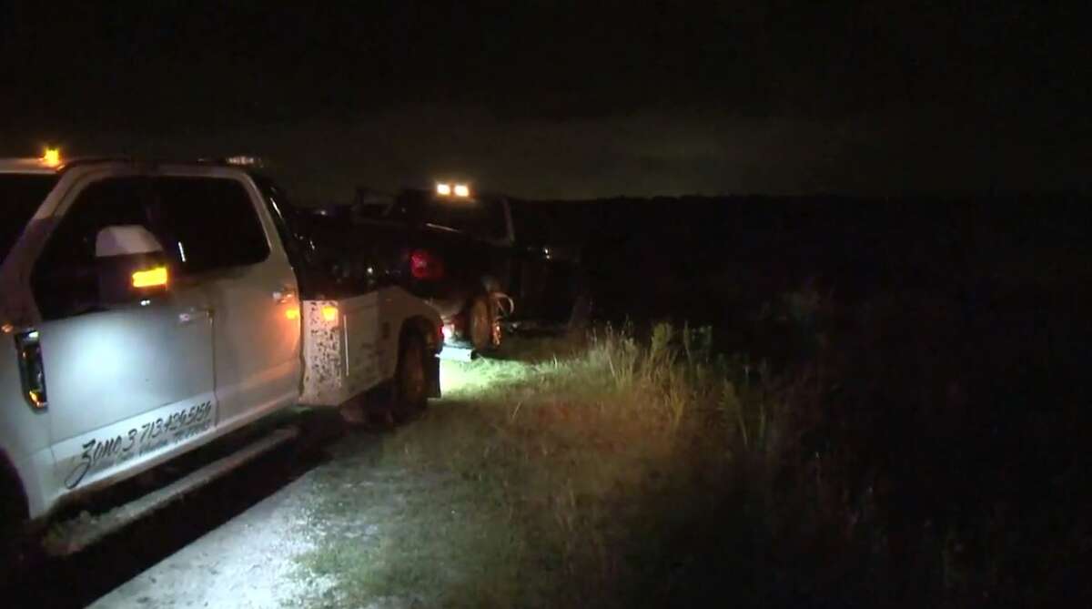 Police chase ends in Crosby after man runs out of gas