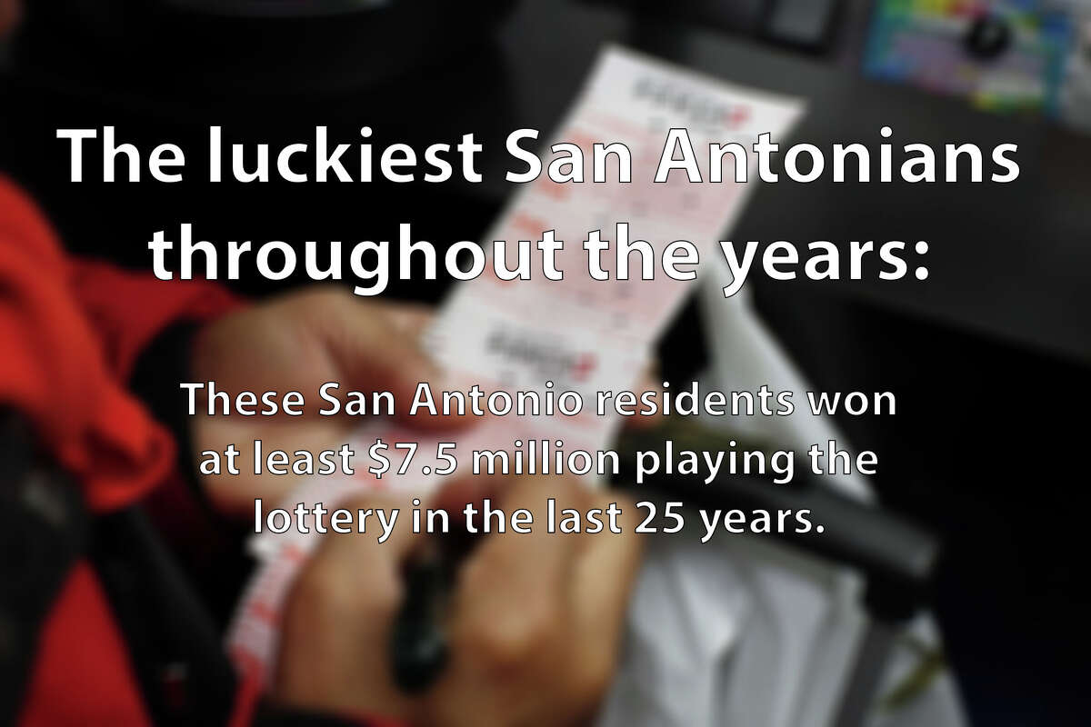 At least 25 San Antonians have won $7.5 million or more playing the lottery through the years. Click through the slideshow to find out how much they won and when they claimed their winnings.