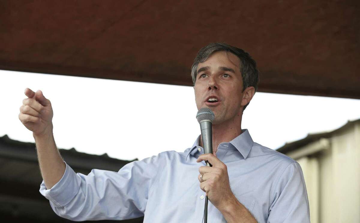 U.S. Congressman Beto O'Rourke, who is challenging U.S. Sen. Ted Cruz's seat in the next election, talks to the public during a rally at No Label Brewery Saturday, Nov. 11, 2017, in Katy. ( Yi-Chin Lee / Houston Chronicle )