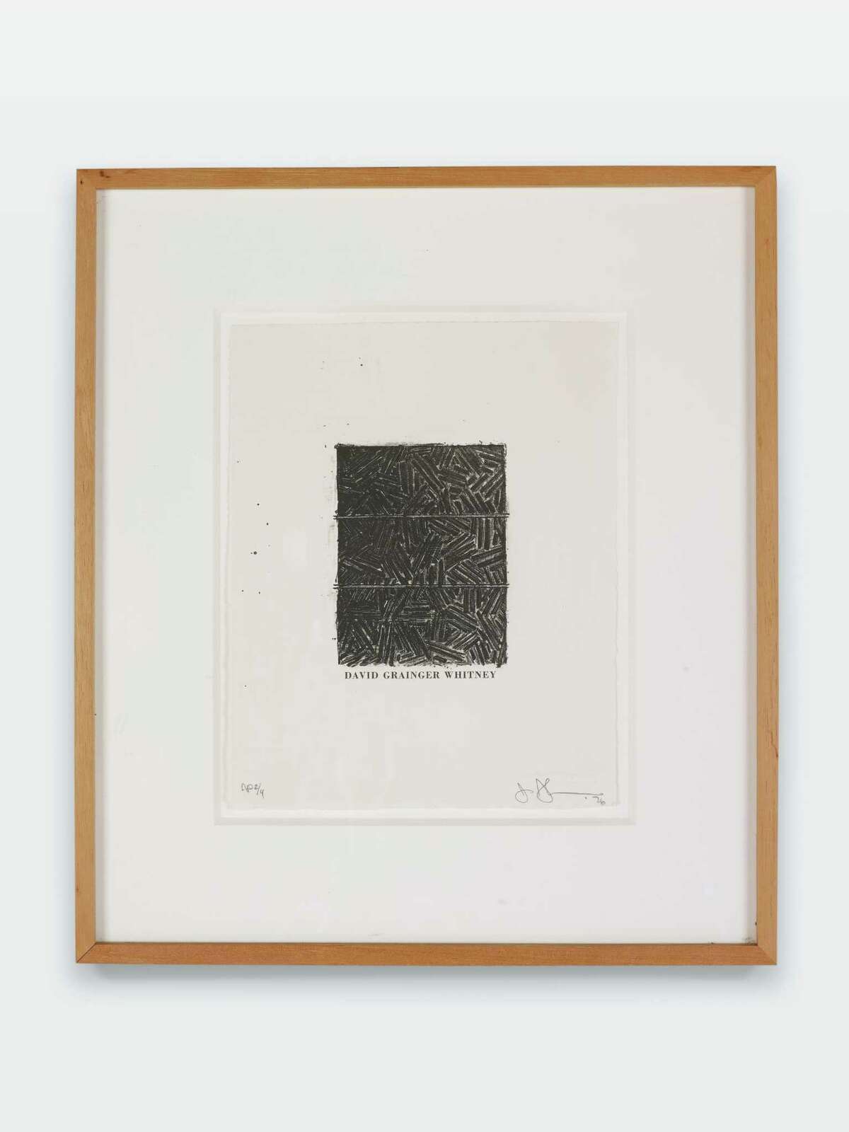 Untitled (bookplate for David Granger Whitney), 1976