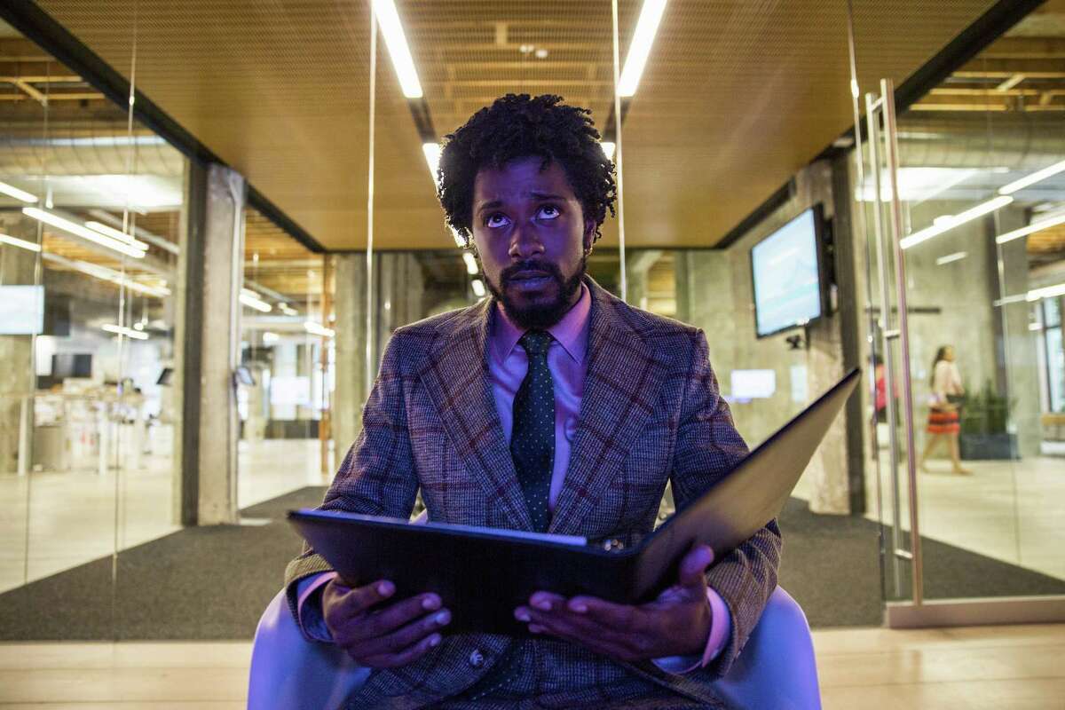 Lakeith Stanfield as Cassius Green in a scene from the film, “Sorry To Bother You.”