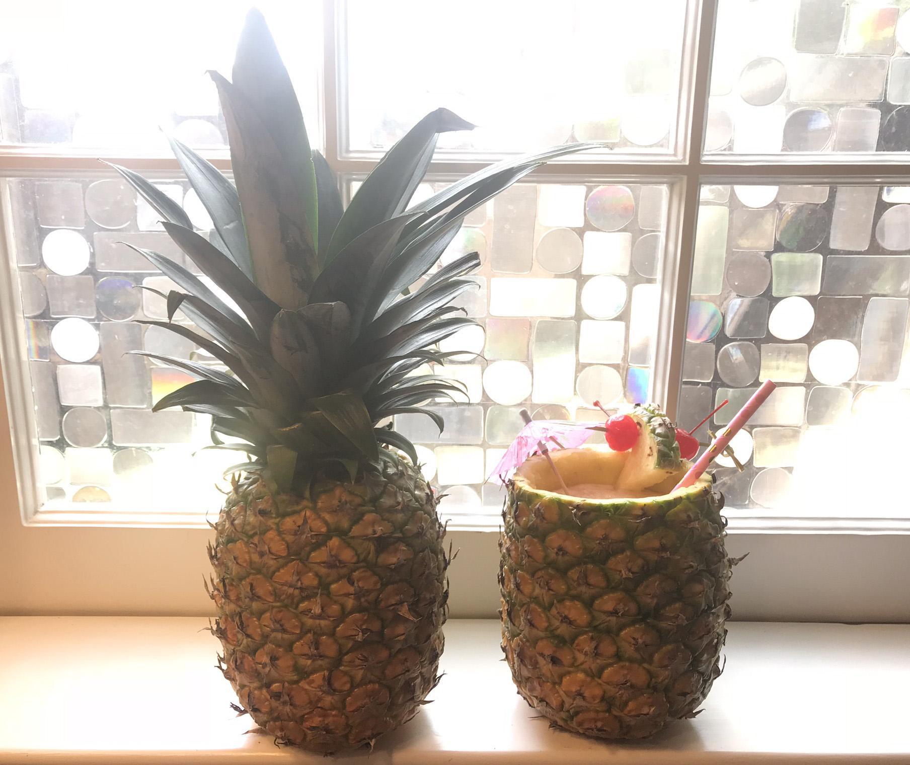 Hand-Crafted Piña Colada cocktail