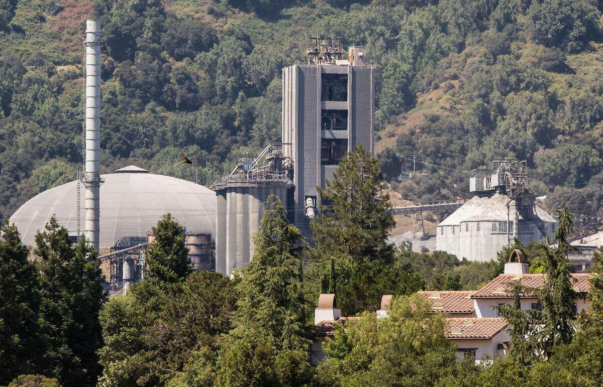 Lehigh Hanson Cement Plant is seen in Cupertino, Calif. Saturday, July 7, 2018.