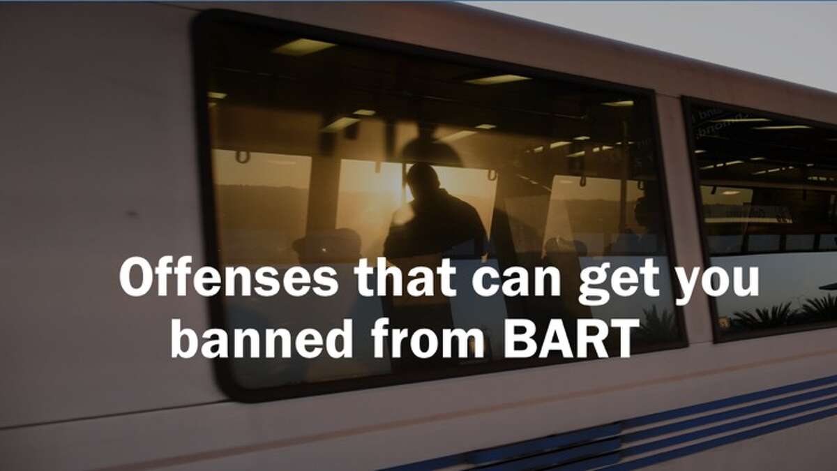 BART police issue prohibition orders, which may be given to any person who on at least three separate occasions within 90 consecutive days, is cited for an infraction committed in or on a transit system. Here are some behaviors that could lead to BART bans.