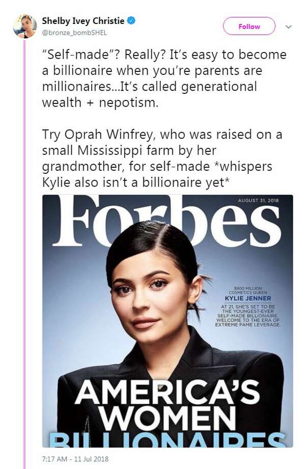 forbes magazine kylie jenner net worth