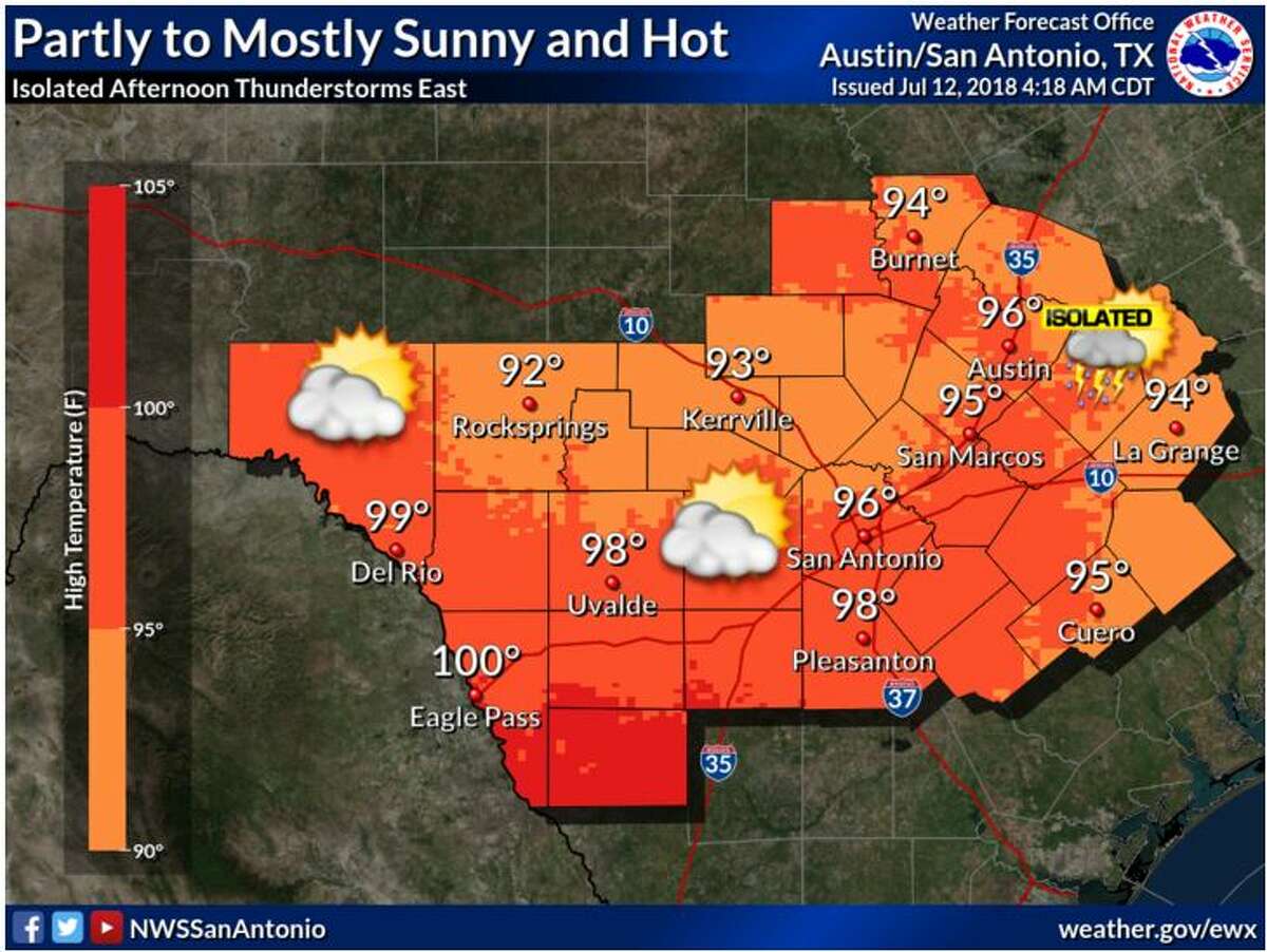 More Saharan dust on the way to San Antonio, heat index values to crack 100 again