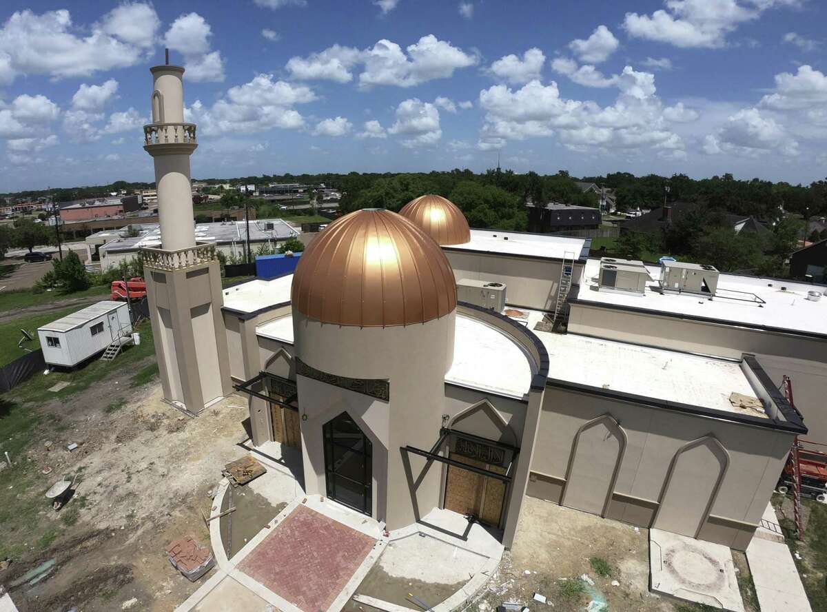 The rebuilt Victoria Islamic Center is nearing completion on Thursday, July 12, 2018, after the old building was burned down on Jan. 28, 2017. Marq Vincent Perez is currently on trial in Victoria, Texas, for burning its down.
