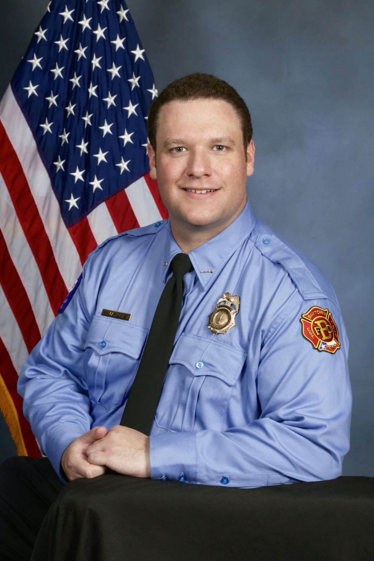Patrick Mahoney, a battalion chief, has worked for the Baytown Fire Department since 2002.