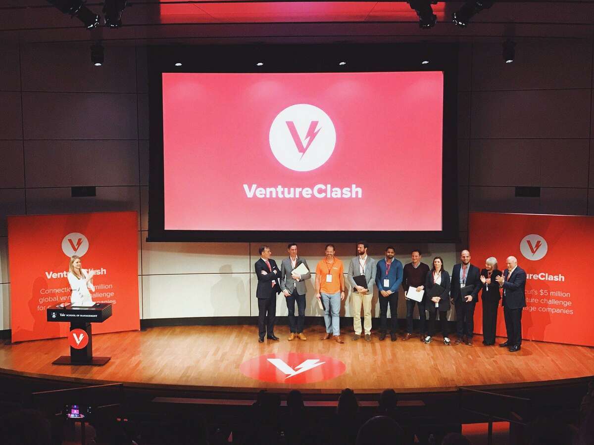 The 2017 winners of VentureClash, following the competition held Oct. 20, 2017, at Yale University. Winner Friss got $1.5 million from Connecticut Innovations to extend its operations to Connecticut from its home base in The Netherlands, ultimately choosing to forgo the offer in favor of a U.S. office in Chicago.