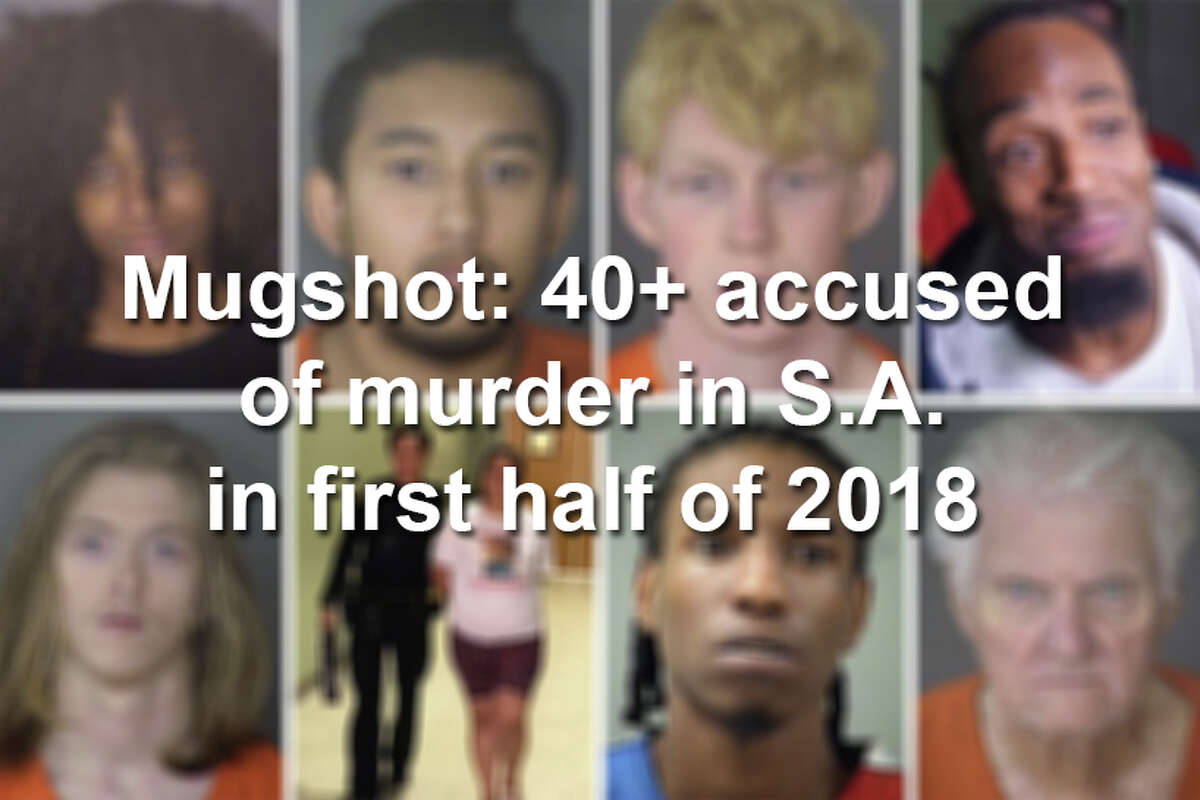 Click ahead to see the mugshots for the people accused of murder in the first half of 2018 in San Antonio, according to records.