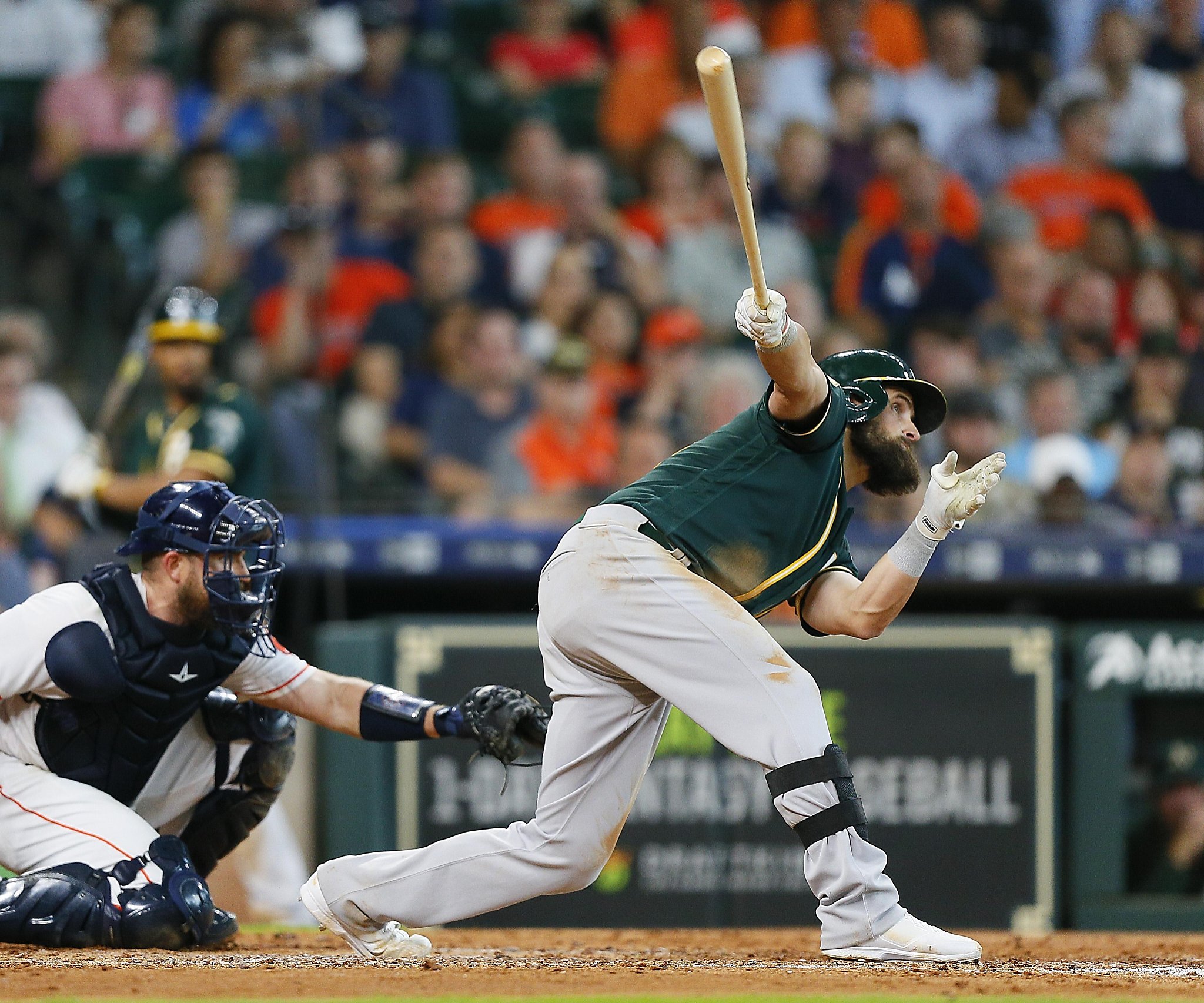 Nick Martini enjoying first big-league action with A’s - SFGate