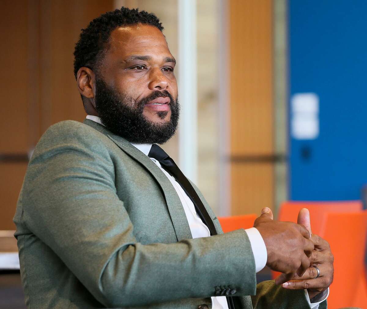 Actor Anthony Anderson discusses his diabetes journey and how minorities are struggling with the illness during an interview at the NAACP convention at the Convention Center on Sunday, July 15, 2018.