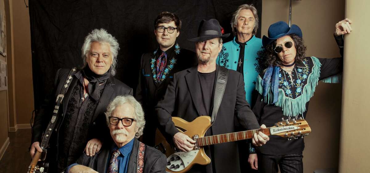 Marty Stuart and His Fabulous Superlatives will back Chris Hillman and Roger McGuinn of the Byrds.