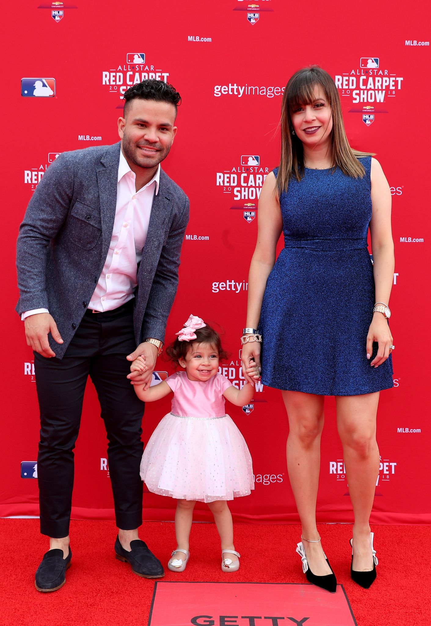 Astros' All-Stars, families were styling on red carpet before the game