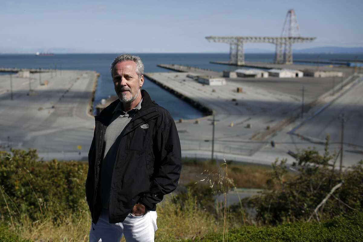 Whistleblower, Bert Bowers, who worked at Hunters Point Shipyard as a radiation safety officer, stands for a portrait at Overlook Park on Tuesday, May 15, 2018 in San Francisco, Calif.