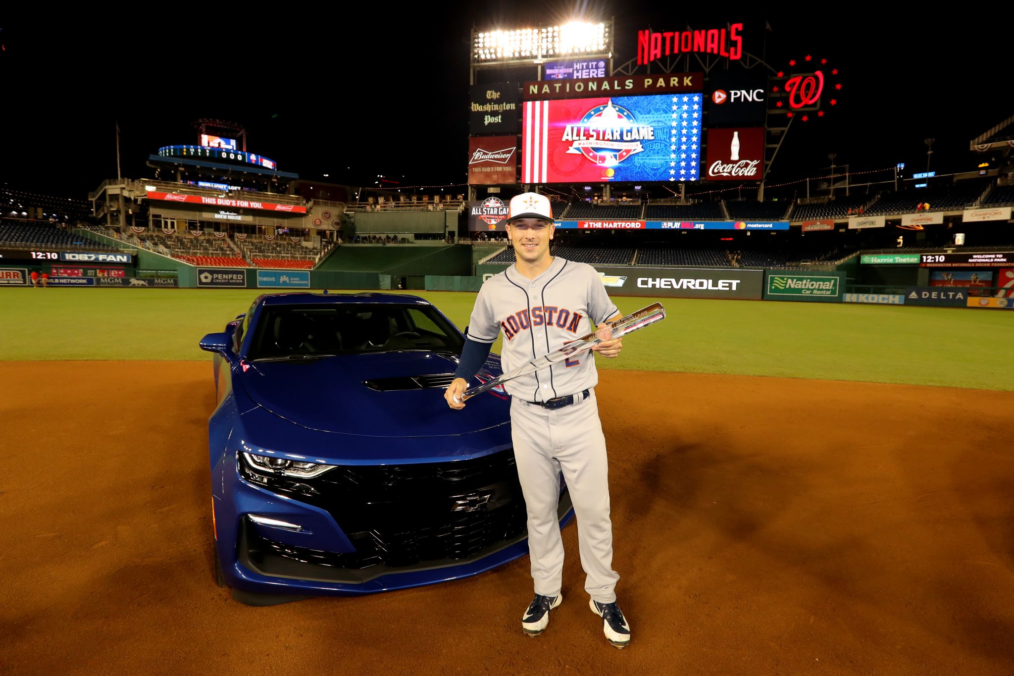 MLB ASG MVP Alex Bregman Chooses the New Camaro SS