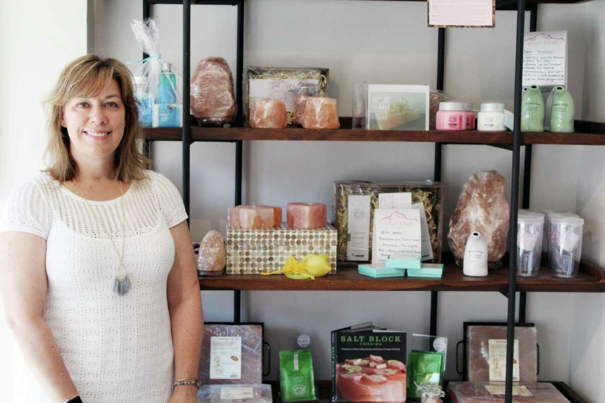 Arianne O'Donnell, owner of the Salt Cave of Darien. Taken Monday July 16.