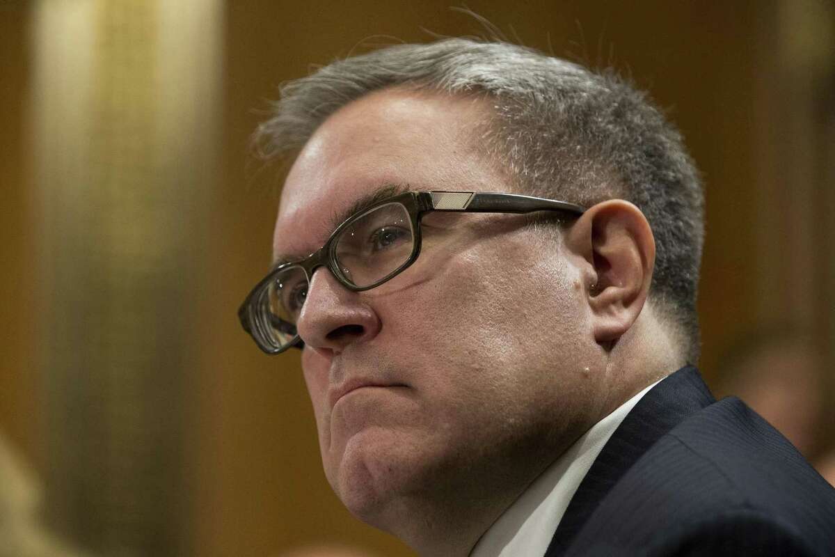 Andrew Wheeler, Acting Administrator of the Environmental Protection Agency, appeared before the United States Senate Committee on the Environment and Public Works in 2017.
