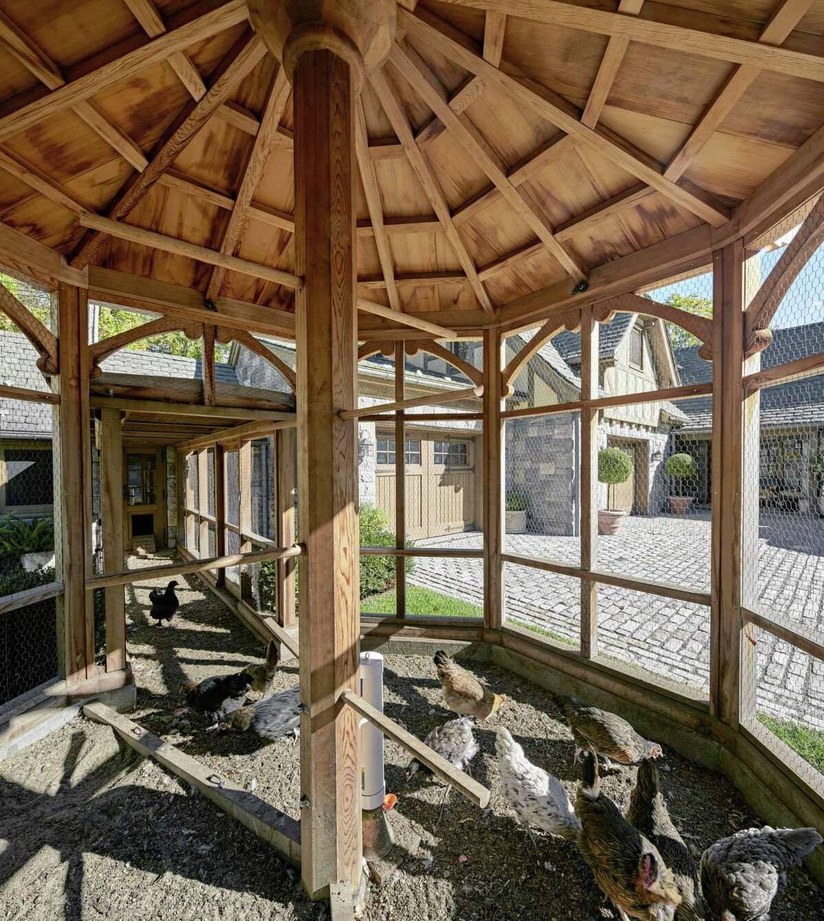 Chicken coops are upscale nests at Greenwich residences