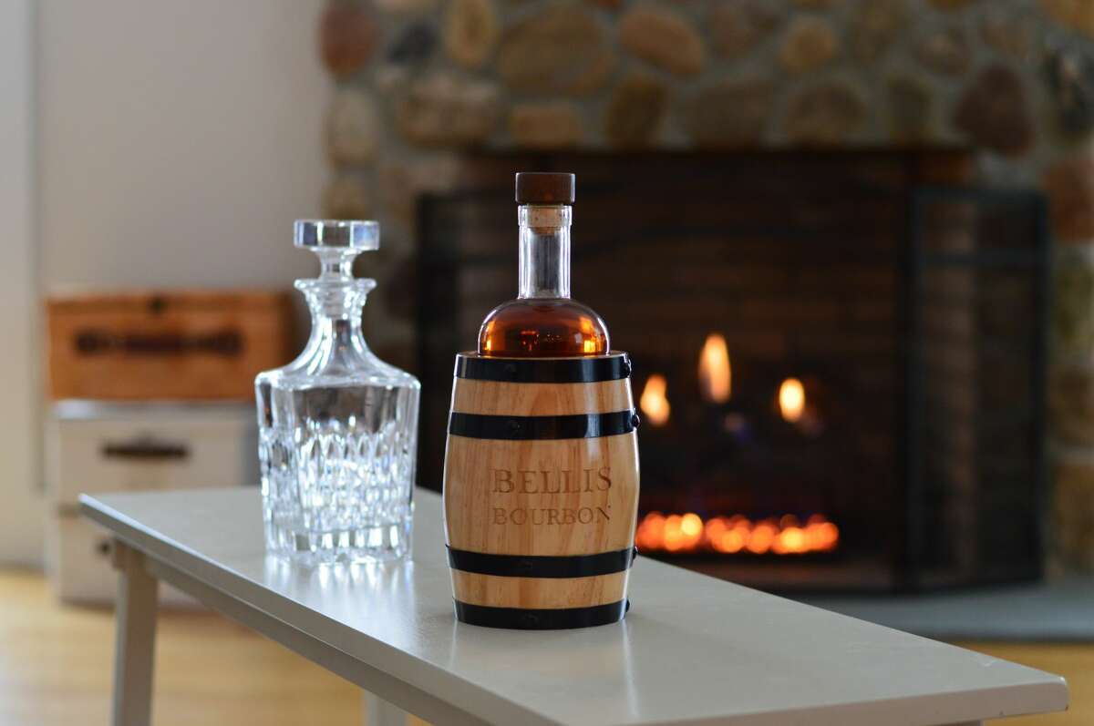 Connecticut natives Mike Bellis and Colin Santacroce have created a unique bourbon packaged it mini barrels called Bellis Bourbon.