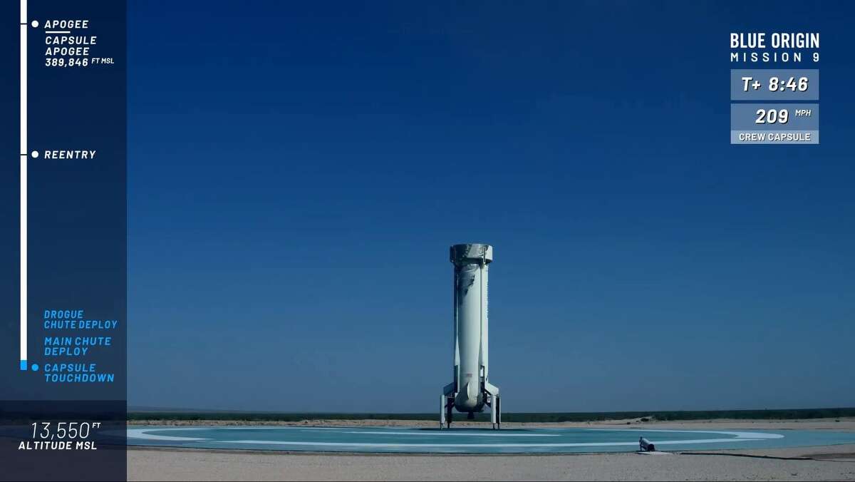 Blue Origin completes 9th successful test in West Texas