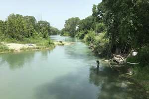 The scenic San Marcos River flows through downtown Martindale.