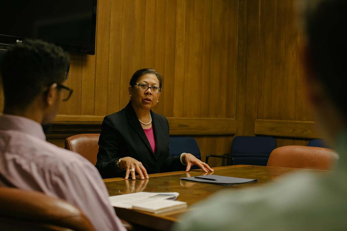 Betty Yee, candidate for Controller for the city of San Francisco, in a meeting with the Editorial Board at the San Francisco Chronicle offices on May 1st, 2018.