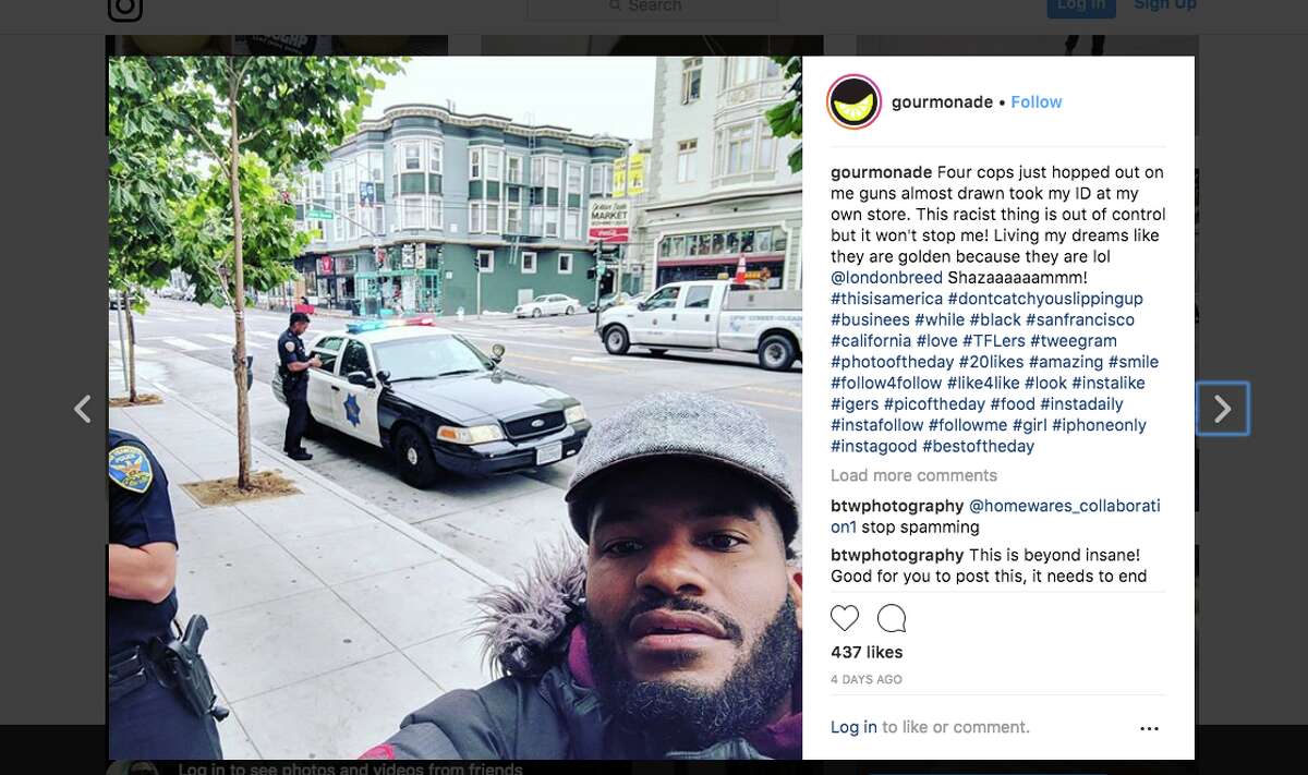 Viktor Stevenson said that he had the San Francisco Police Department called on him earlier this week while he was opening his lemonade stand in the Mission District because someone in the neighborhood thought he was breaking into his own business.