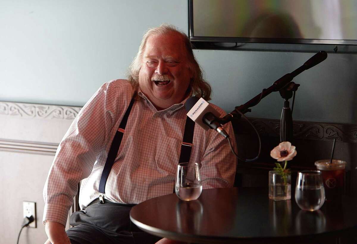 Jonathan Gold on the SiriusXM show, “First Date with Will Guidara” in May.