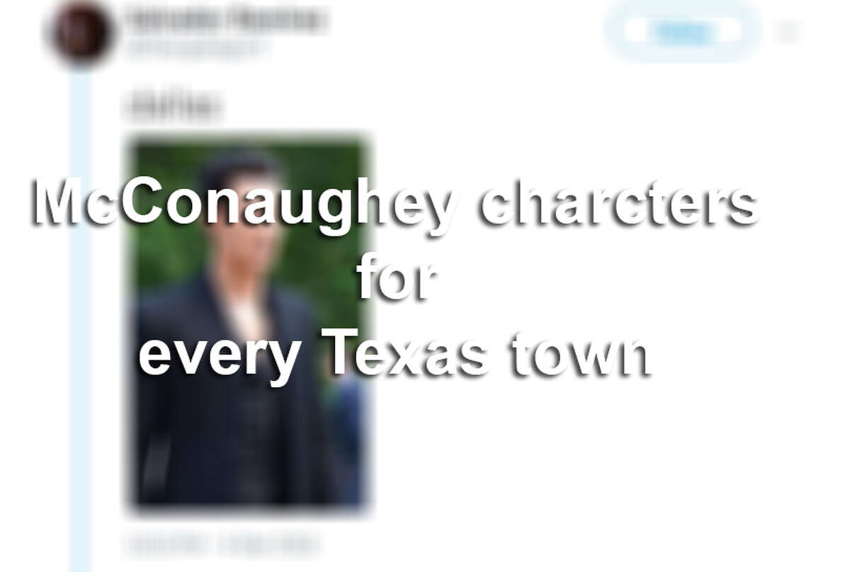 Matthew McConaughey characters for every Texas town.
