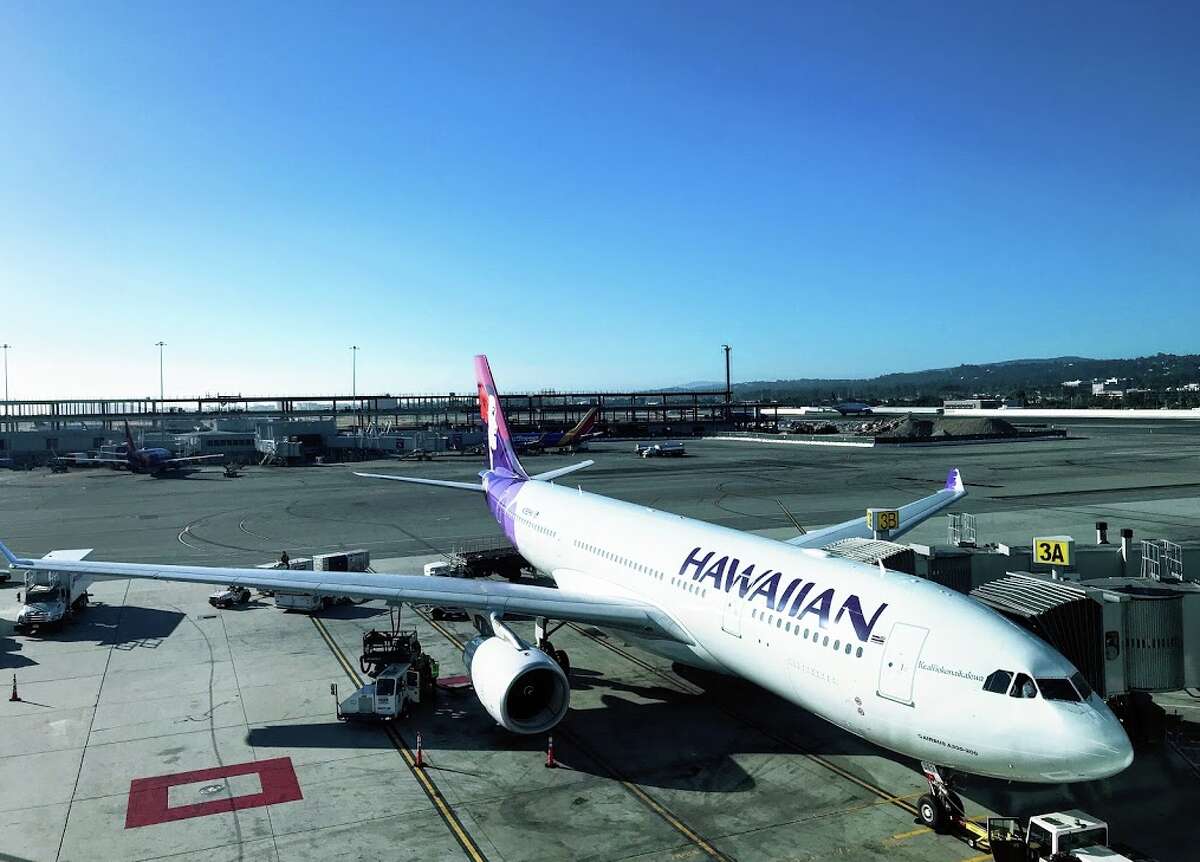 Hawaiian Airlines Airbus A330 flies from SFO to Honolulu every morning at 9 am