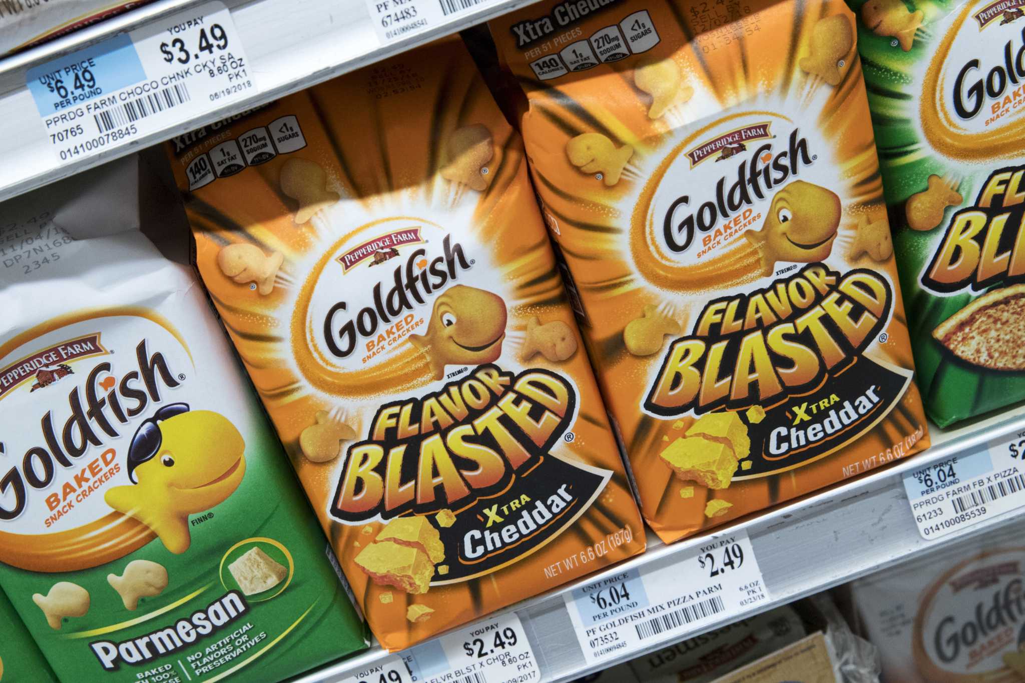 4 types of Goldfish Crackers recalled
