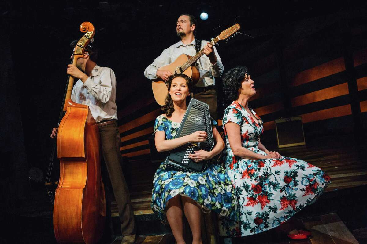 Morgan Morse, Eric Scott Anthony, Katie Barton and Marcy McGuigan in Stages Repertory Theatre’s production of “Ring of Fire: The Music of Johnny Cash.”