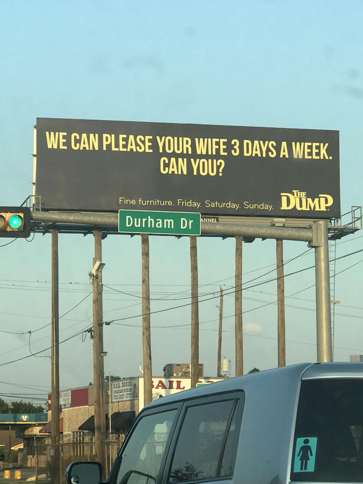 Houston furniture store's suggestive billboard causes stir on social media