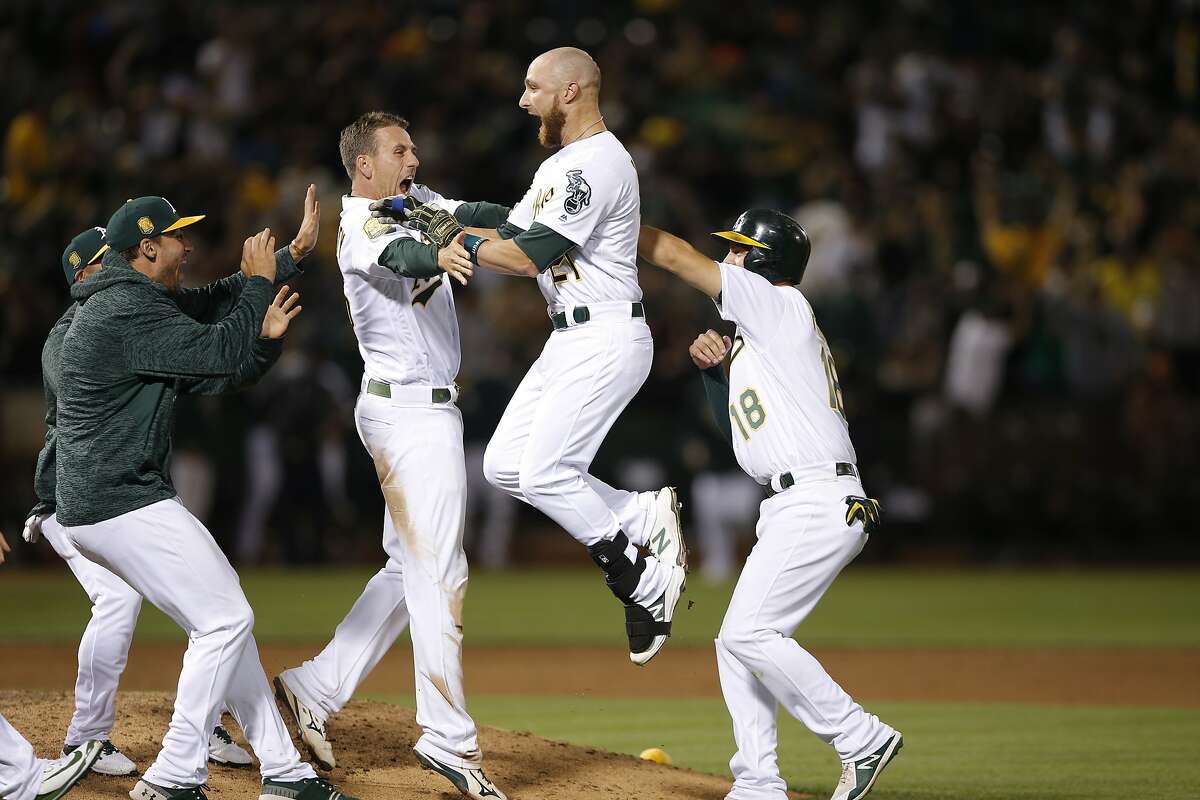 Oakland A's Boom and Bust Their Way to First Place - The New York Times