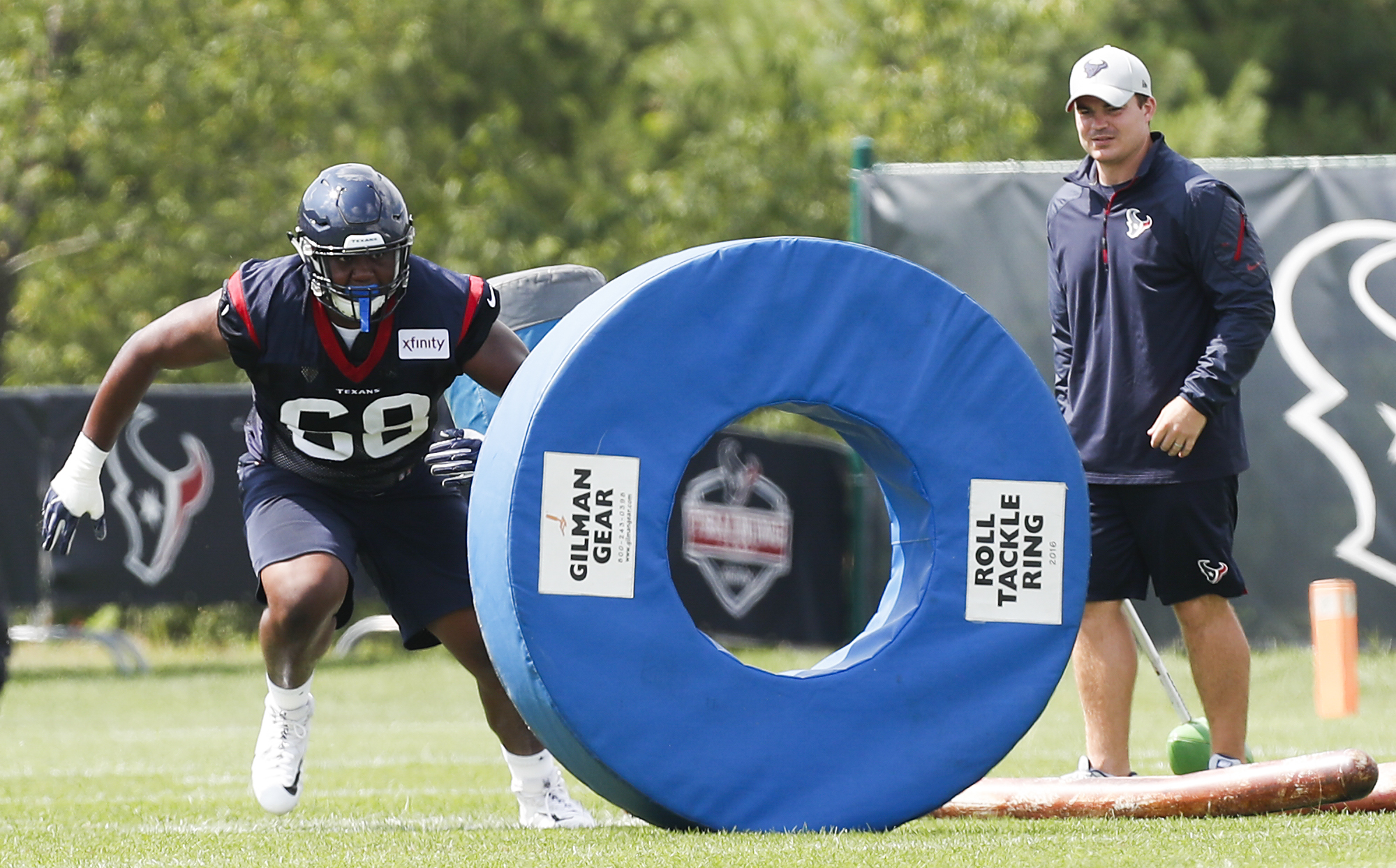 J.J. Watt, Texans embraced by training camp bike riders