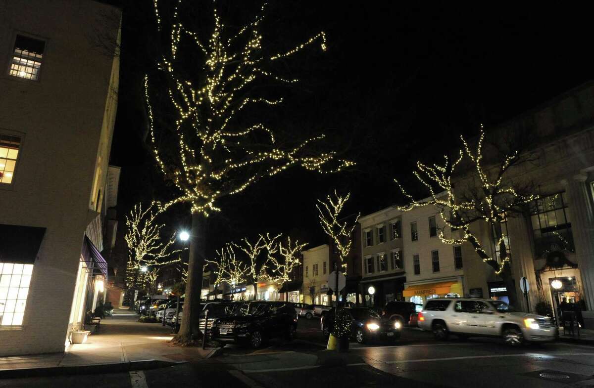 Christmas lights saved along Greenwich Avenue