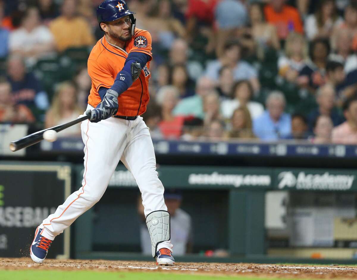 August 10, 2018: Houston Astros first baseman Yuli Gurriel (10